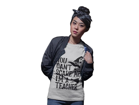 Funny Halloween Teacher T-Shirt: Unisex Softstyle Tee Rainbow Chaos Art Studio