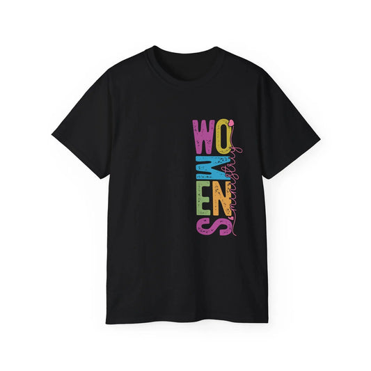 Inspirational Unisex Cotton Tee: Faith-Based Christian Apparel Rainbow Chaos Art Studio