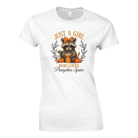 Fall-Themed T-Shirt: Cozy Autumn Apparel - Women's Ring Spun Cotton Rainbow Chaos Art Studio