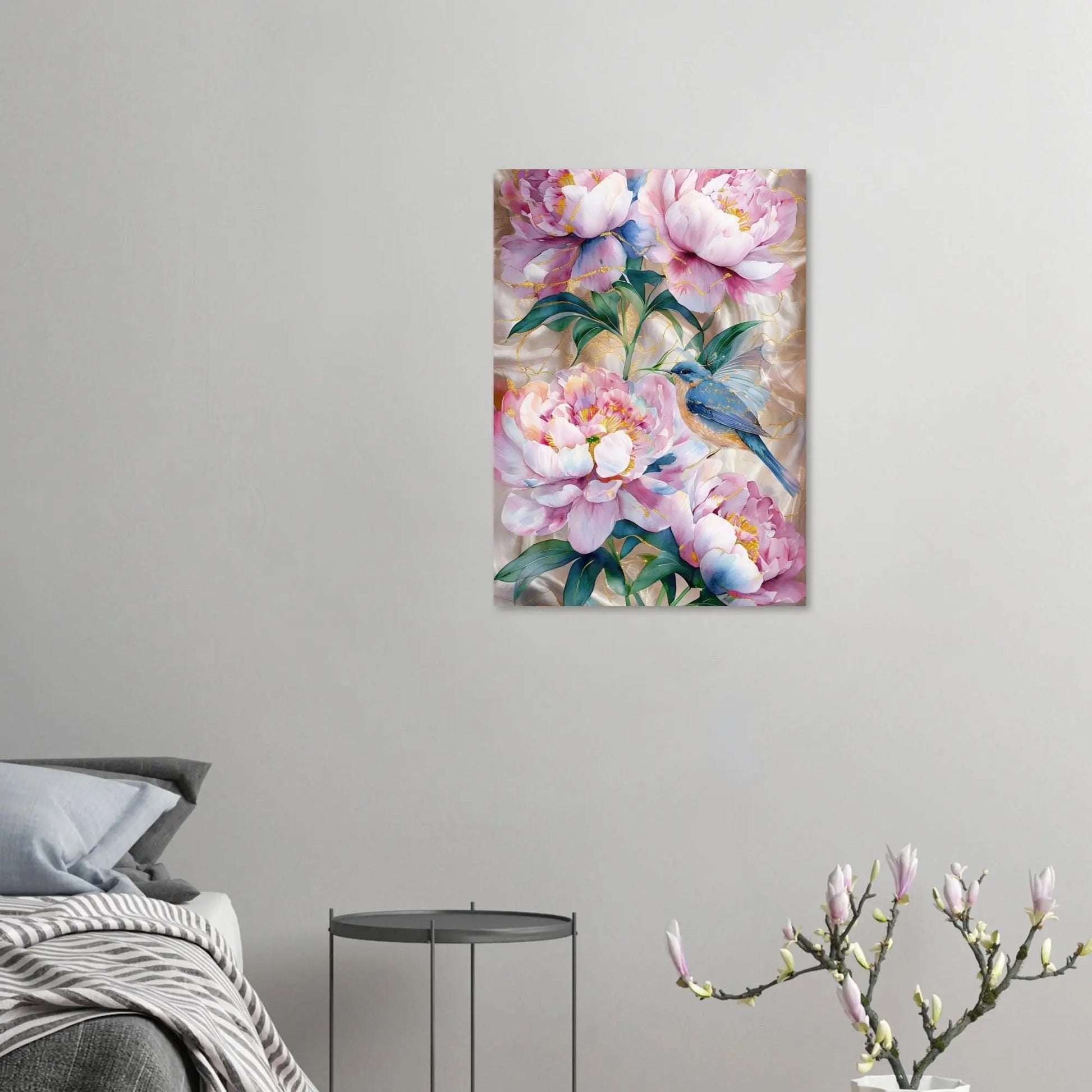 Watercolor Peonies #2 Rainbow Chaos Art Studio