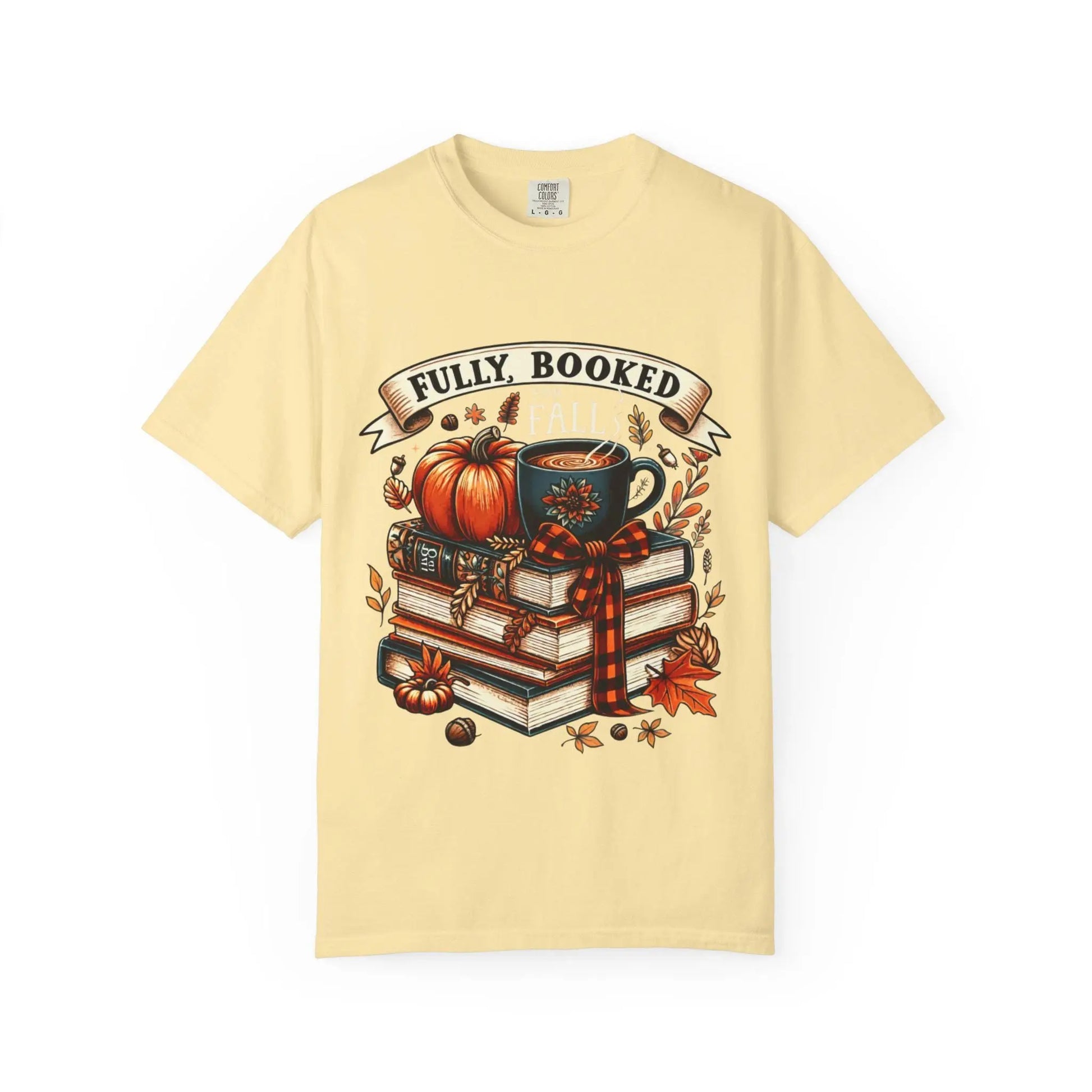 Book Lover T-Shirt: Cozy Fall Fashion, Literary Gift Rainbow Chaos Art Studio