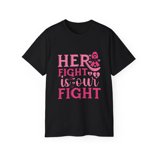 Empowering Fight Against Breast Cancer Tee, Awareness Shirt, Gift for Survivors, Motivational Top, Breast Cancer Support Apparel