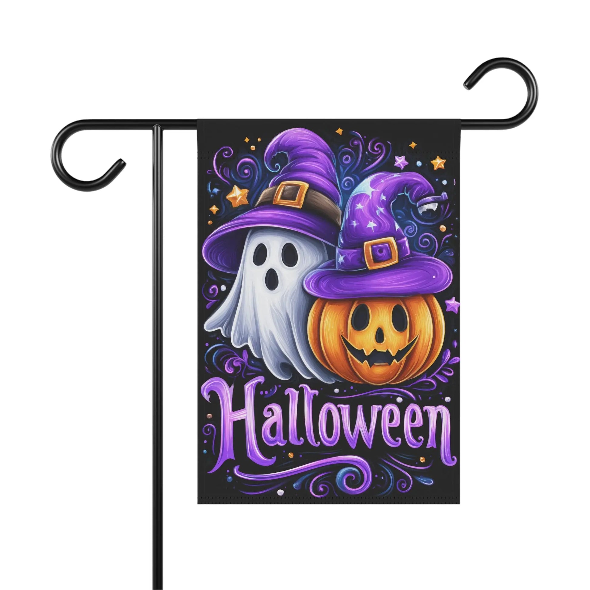 Halloween Decorative Garden Flag, Spooky Home Decor, Fall Celebrations, Outdoor Seasonal Banner, Halloween Party Decoration Printify