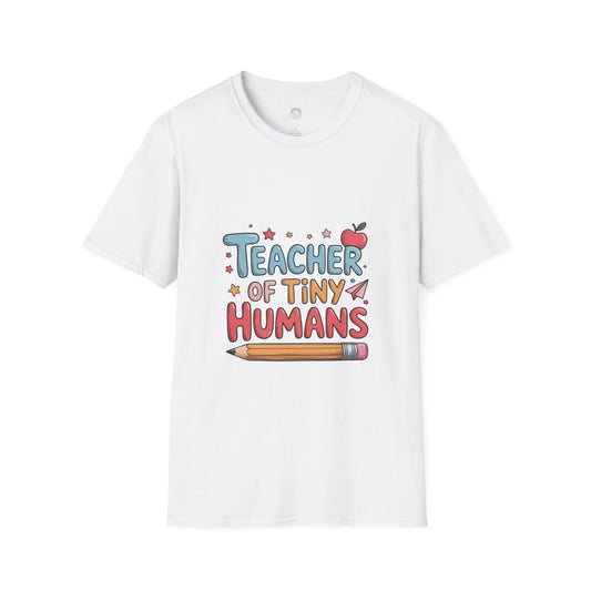 Teacher Appreciation Unisex Softstyle T-Shirt, Back to School Gift Tee, Educator Shirt, School Staff Present, Teacher Life Top Printify