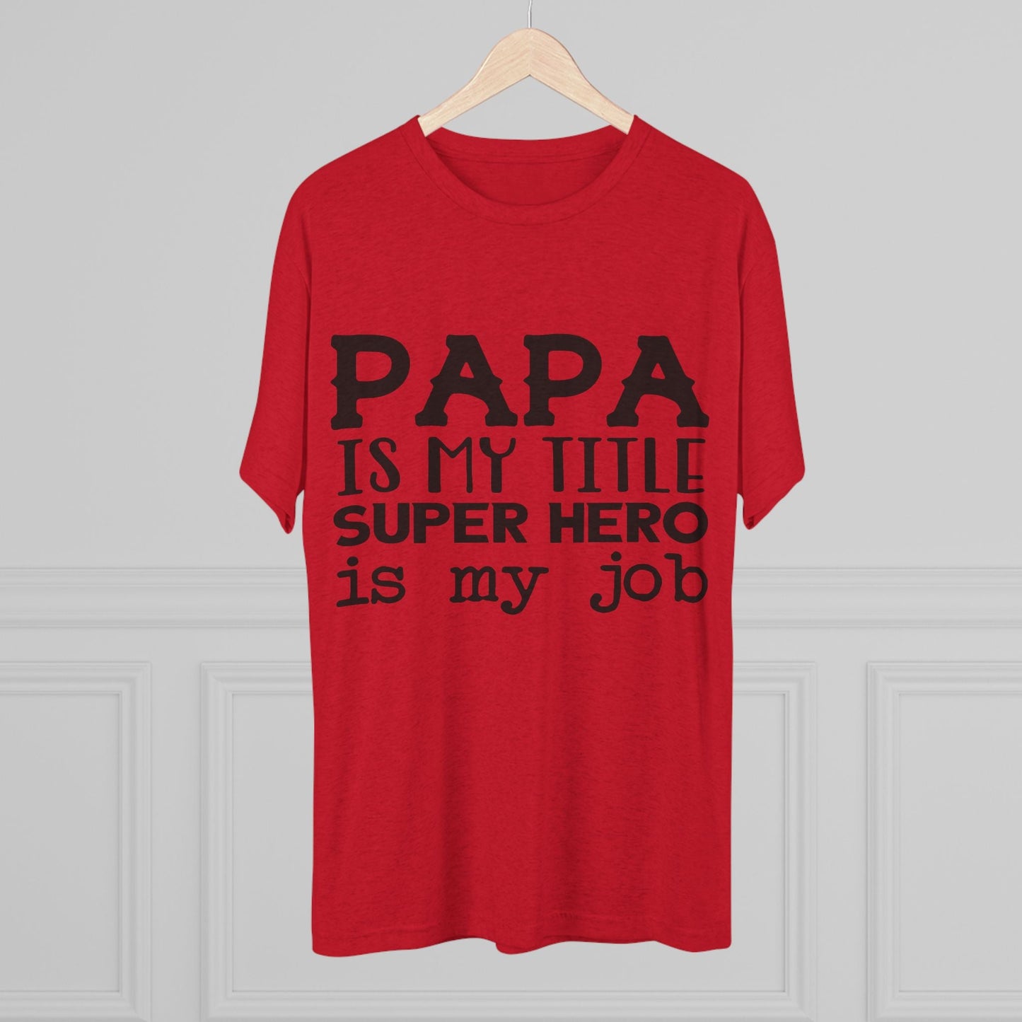 Superhero Dad Crew Tee | Gift for Father’s Day, Birthday, Dad's Night Out, Unisex Graphic Shirt, Casual Wear, Parenting Humor Printify