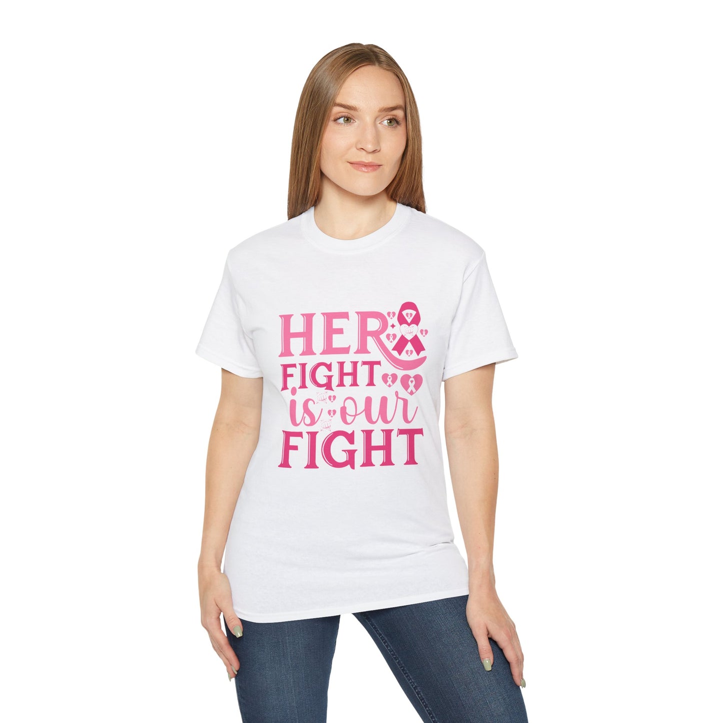 Empowering Fight Against Breast Cancer Tee, Awareness Shirt, Gift for Survivors, Motivational Top, Breast Cancer Support Apparel