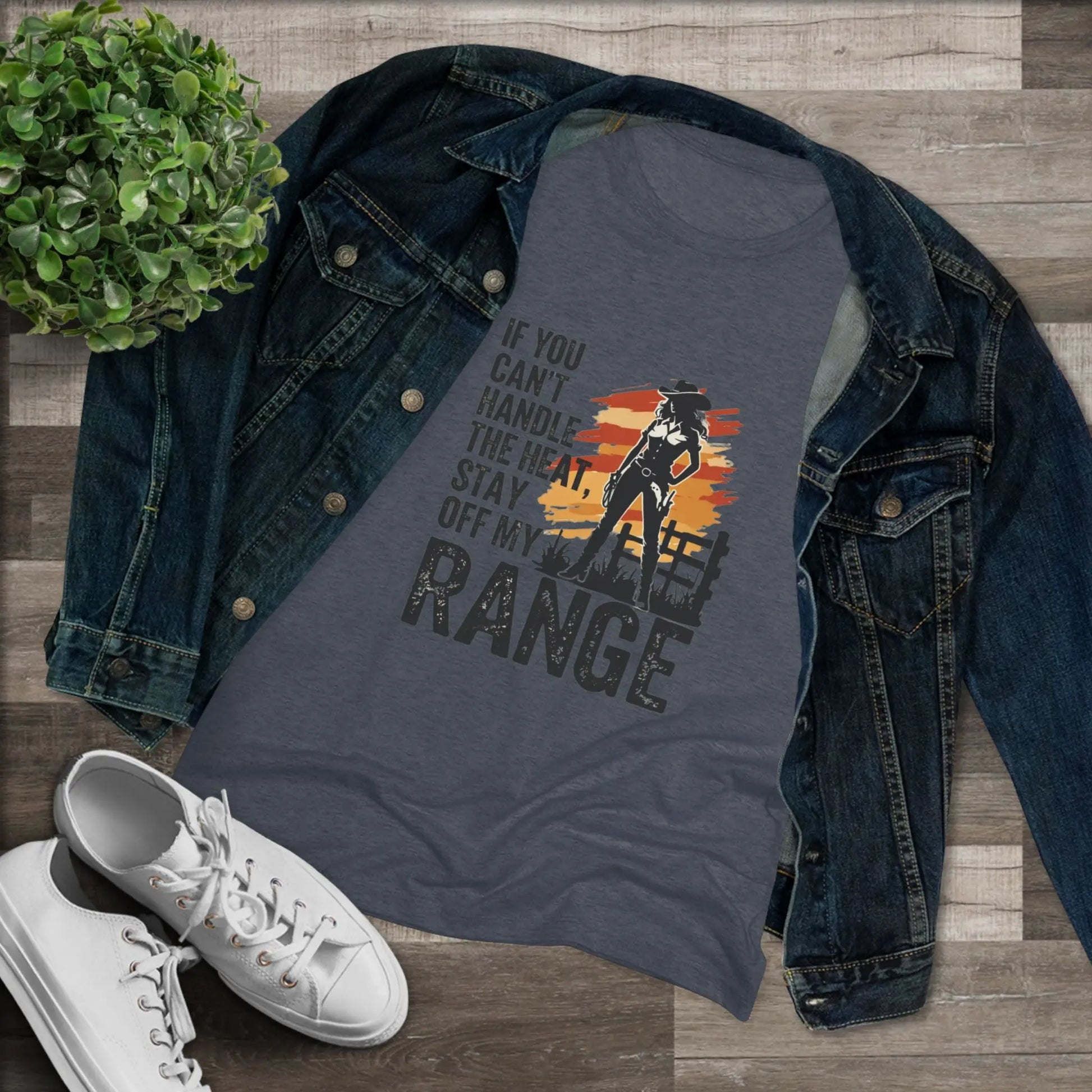 Women's Range Tee, Casual Shirt, Cowgirl Gift, Summer Outfit, Western Style Tee Printify