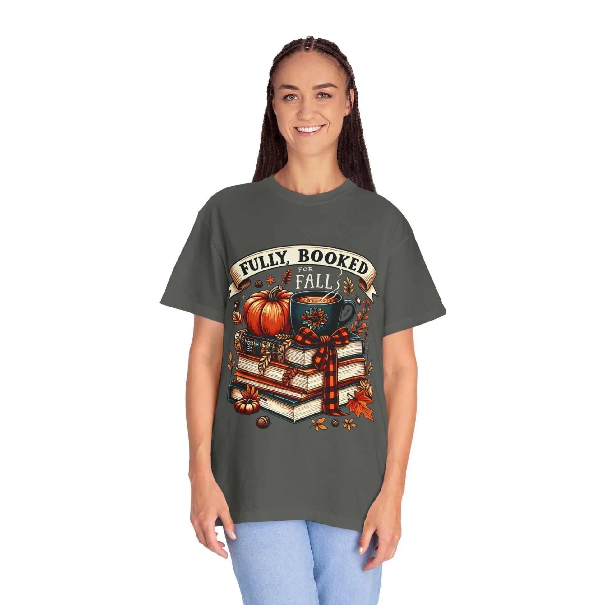 Book Lover T-Shirt: Cozy Fall Fashion, Literary Gift Rainbow Chaos Art Studio