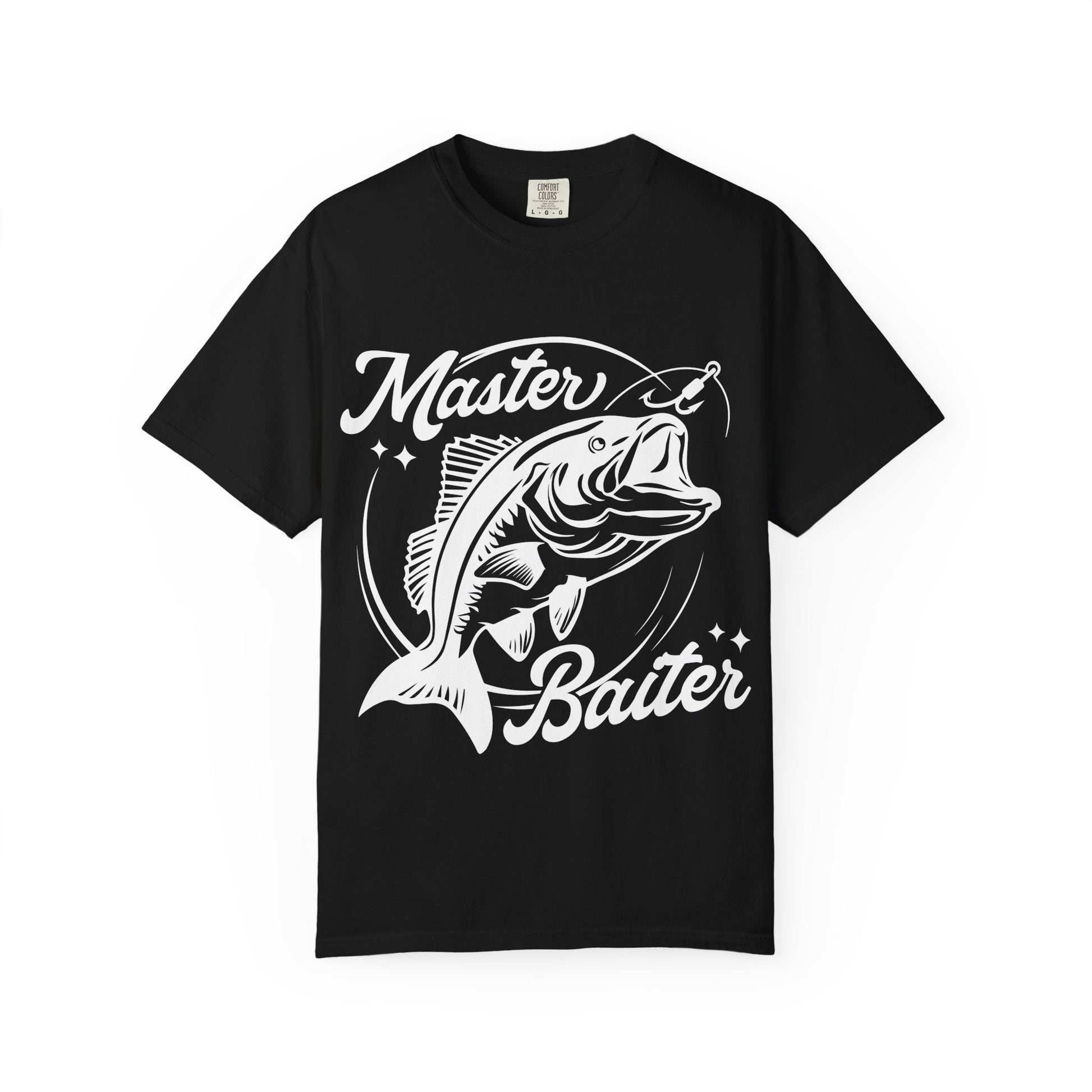 Master Baiter Unisex Garment-Dyed T-shirt, Fishing Shirt, Humor Tee, Casual Wear, Gift for Anglers, Outdoor Enthusiast Apparel Printify