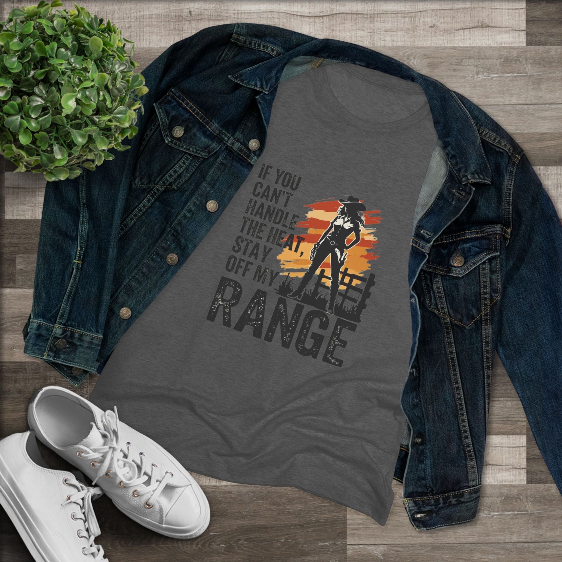 Women's Range Tee, Casual Shirt, Cowgirl Gift, Summer Outfit, Western Style Tee Printify