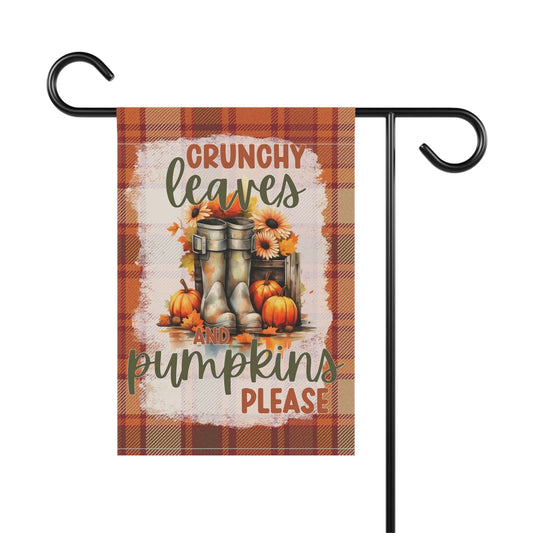 Autumn Garden Banner, Fall Decor Flag, Pumpkin Welcome Sign, Outdoor Seasonal Banner, Thanksgiving Yard Decoration Printify