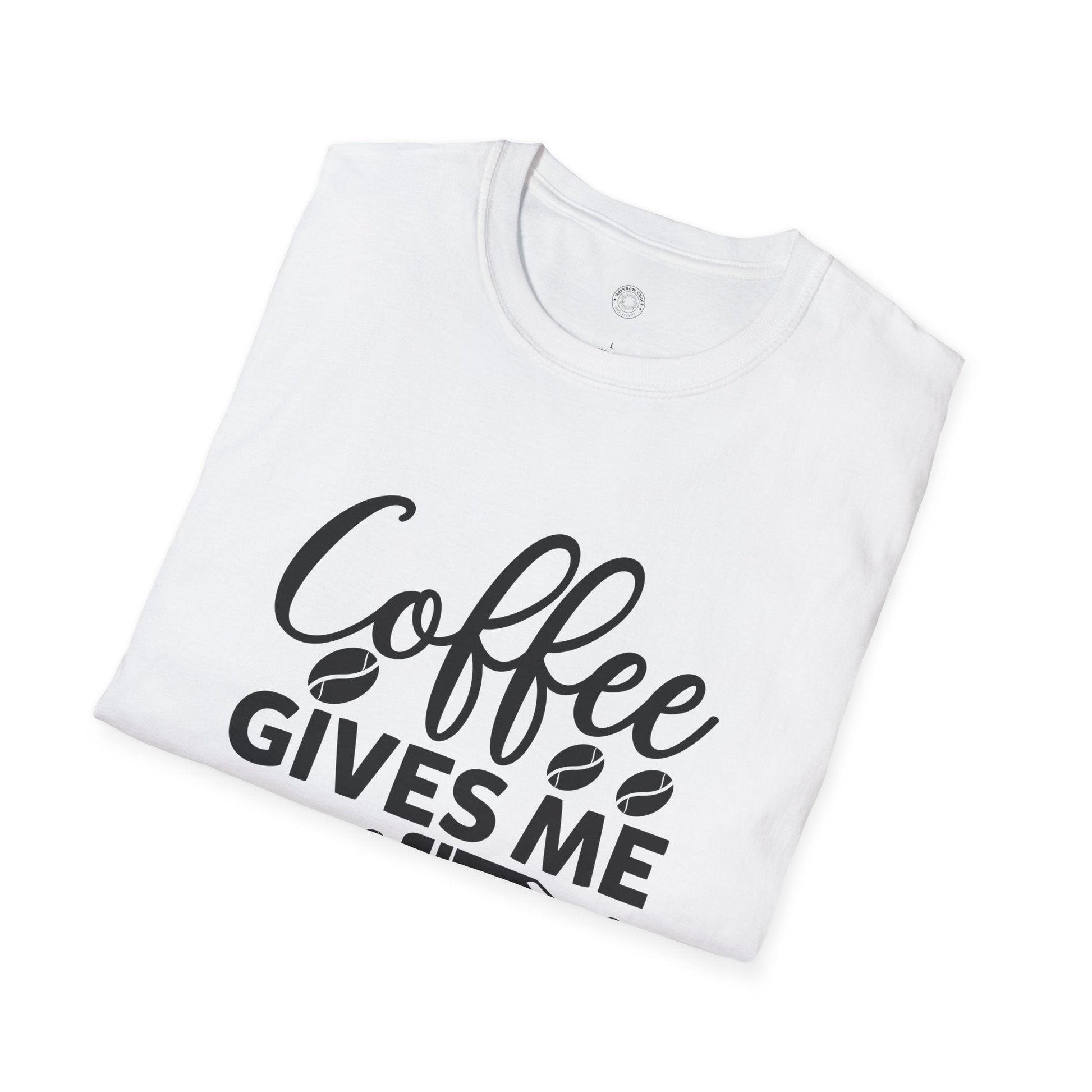 Coffee Teacher Powers T-Shirt, Teacher Gift Printify