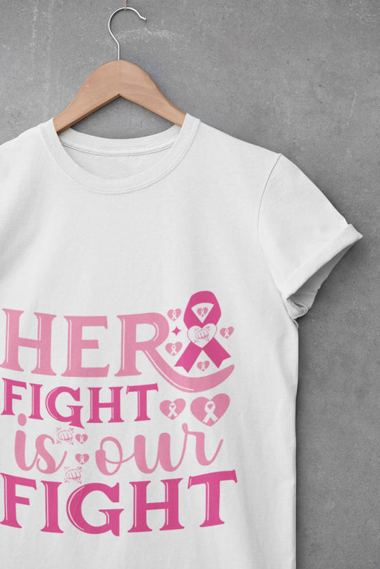 Empowering Fight Against Breast Cancer Tee, Awareness Shirt, Gift for Survivors, Motivational Top, Breast Cancer Support Apparel Printify