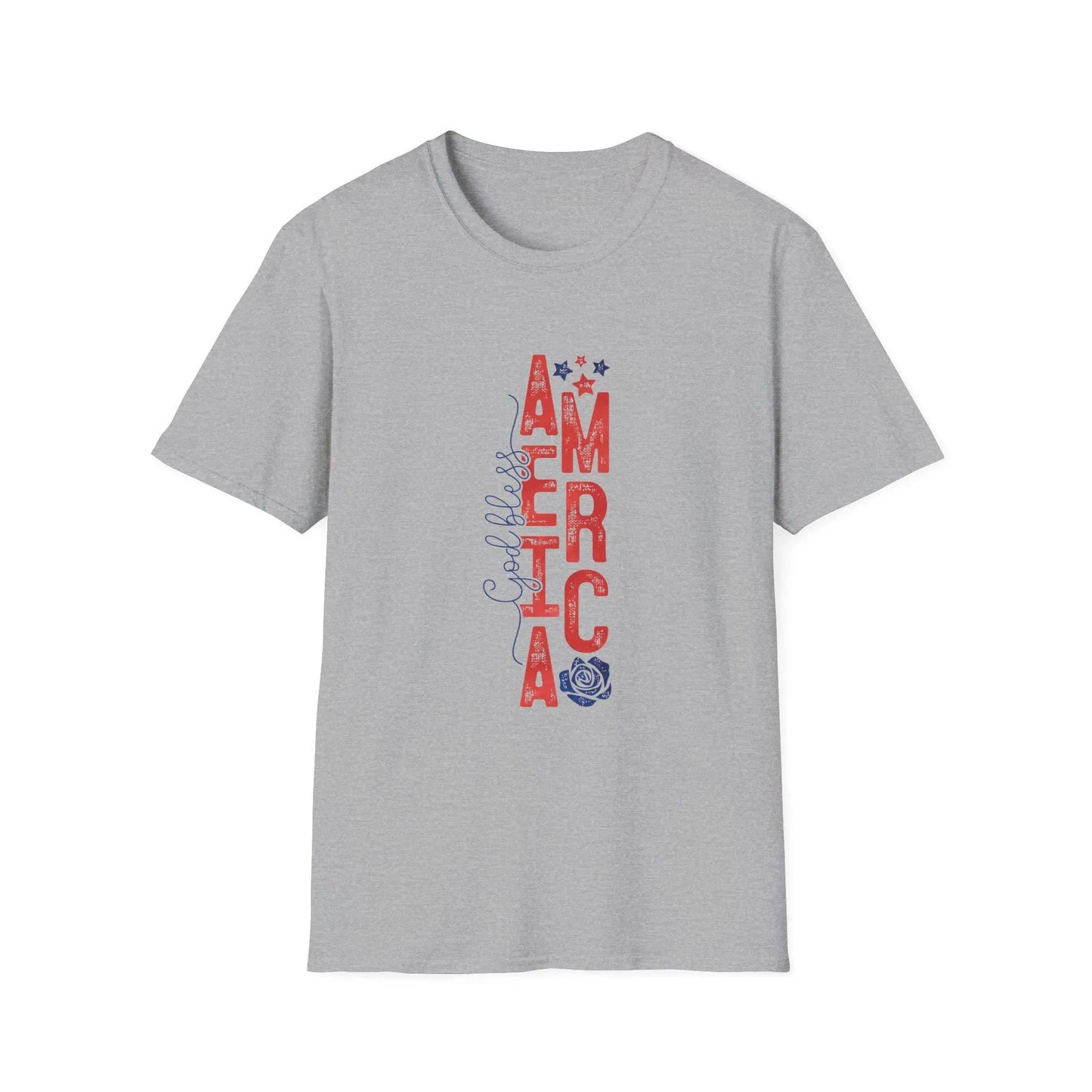 God Bless America T-Shirt: Patriotic American Pride Tee Rainbow Chaos Art Studio