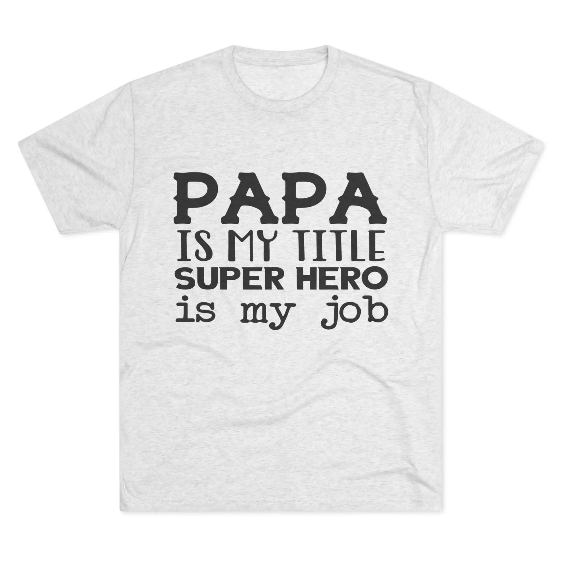 Superhero Dad Crew Tee | Gift for Father’s Day, Birthday, Dad's Night Out, Unisex Graphic Shirt, Casual Wear, Parenting Humor Printify