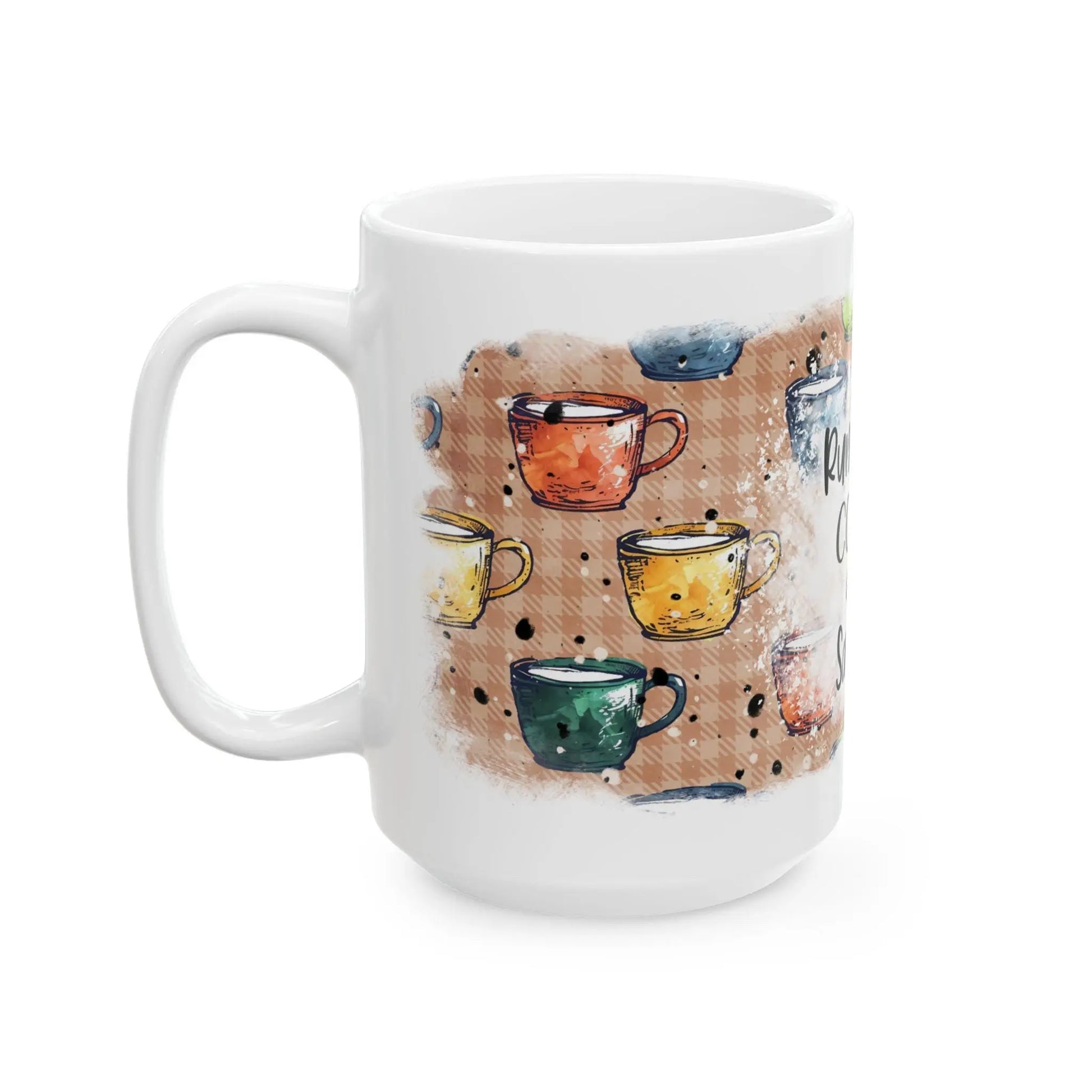 Funny Sarcastic Coffee Mug: Office Humor Gift for Coffee Lovers Rainbow Chaos Art Studio