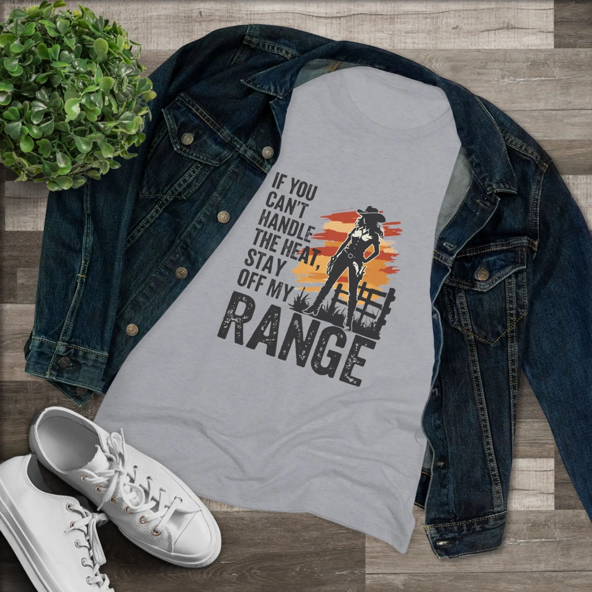 Women's Range Tee, Casual Shirt, Cowgirl Gift, Summer Outfit, Western Style Tee Printify