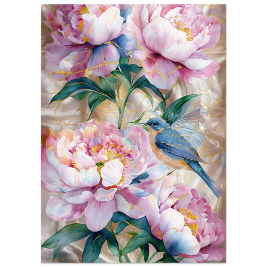 Watercolor Peonies #2 Rainbow Chaos Art Studio