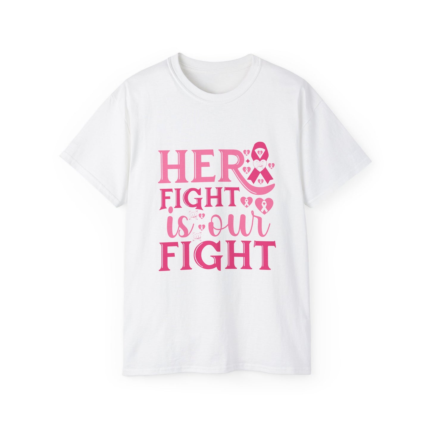 Empowering Fight Against Breast Cancer Tee, Awareness Shirt, Gift for Survivors, Motivational Top, Breast Cancer Support Apparel