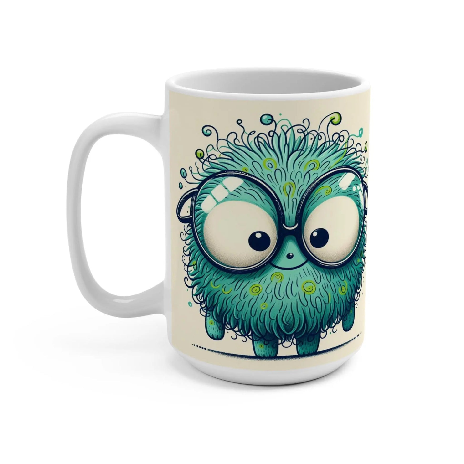 Whimsical Monster Mug, Cute Coffee Cup, Creative Kitchen Decor, Perfect for Birthdays Rainbow Chaos Art Studio
