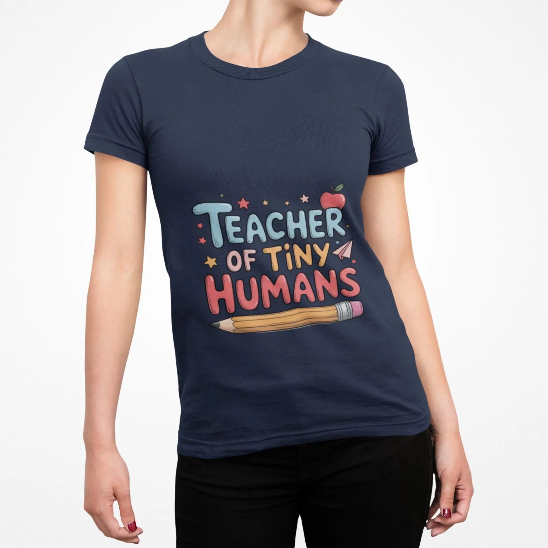 Teacher Appreciation T-Shirt: Softstyle Ring-Spun Cotton Educator Gift Rainbow Chaos Art Studio