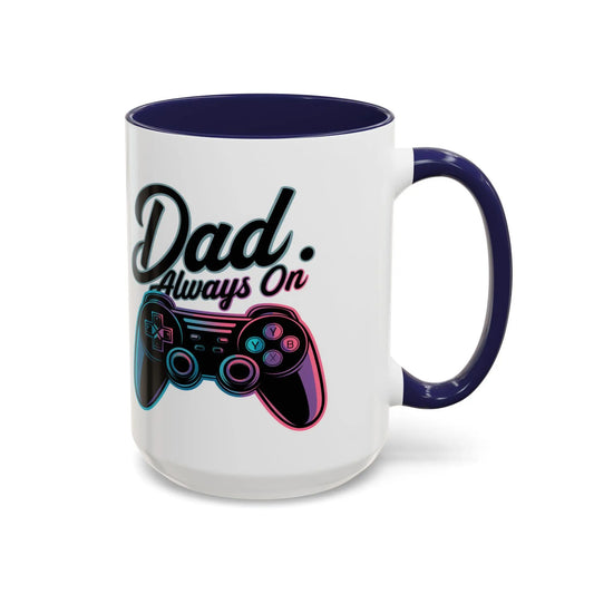 Gaming Dad Coffee Mug: Gamer Gift for Father's Day Rainbow Chaos Art Studio