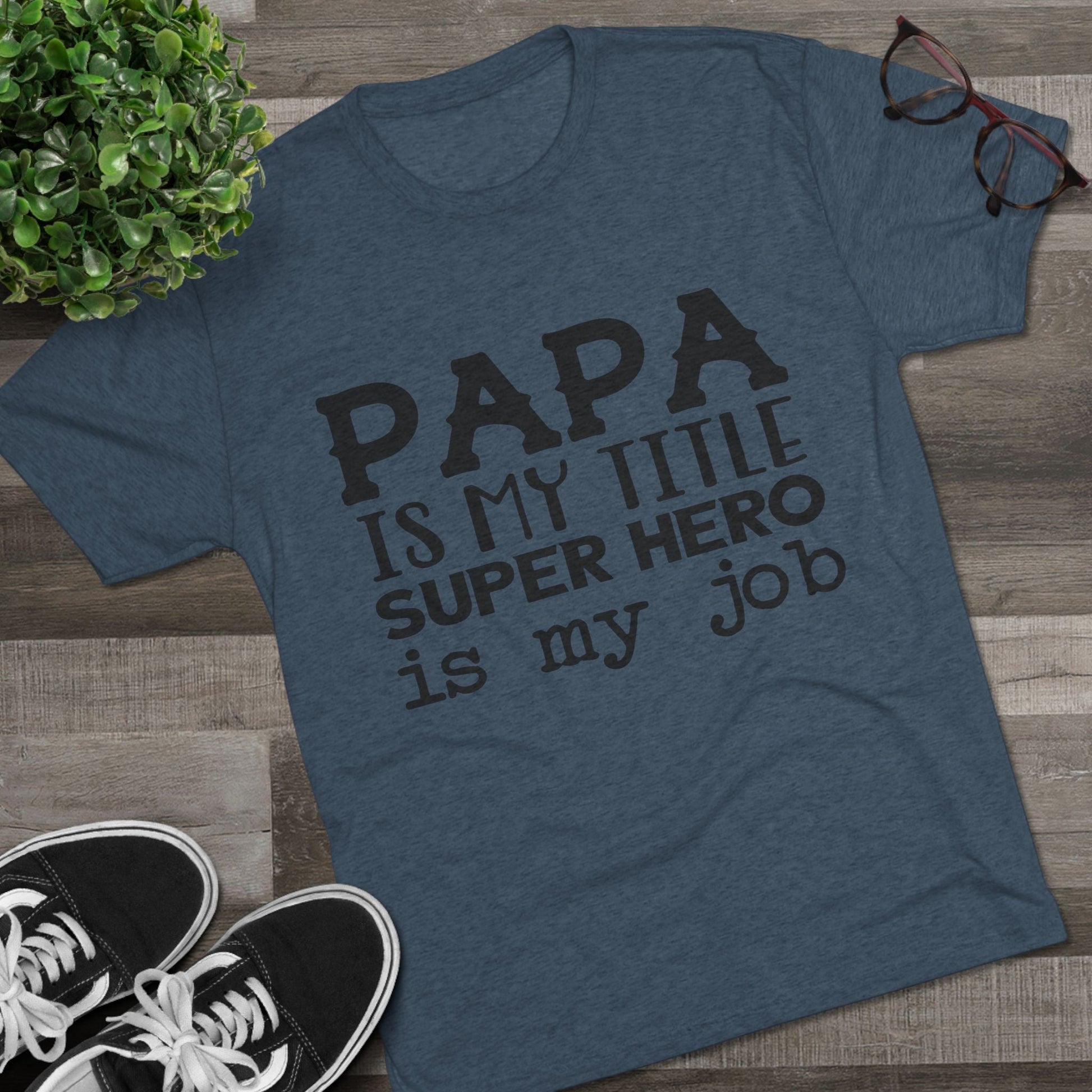 Superhero Dad Crew Tee | Gift for Father’s Day, Birthday, Dad's Night Out, Unisex Graphic Shirt, Casual Wear, Parenting Humor Printify