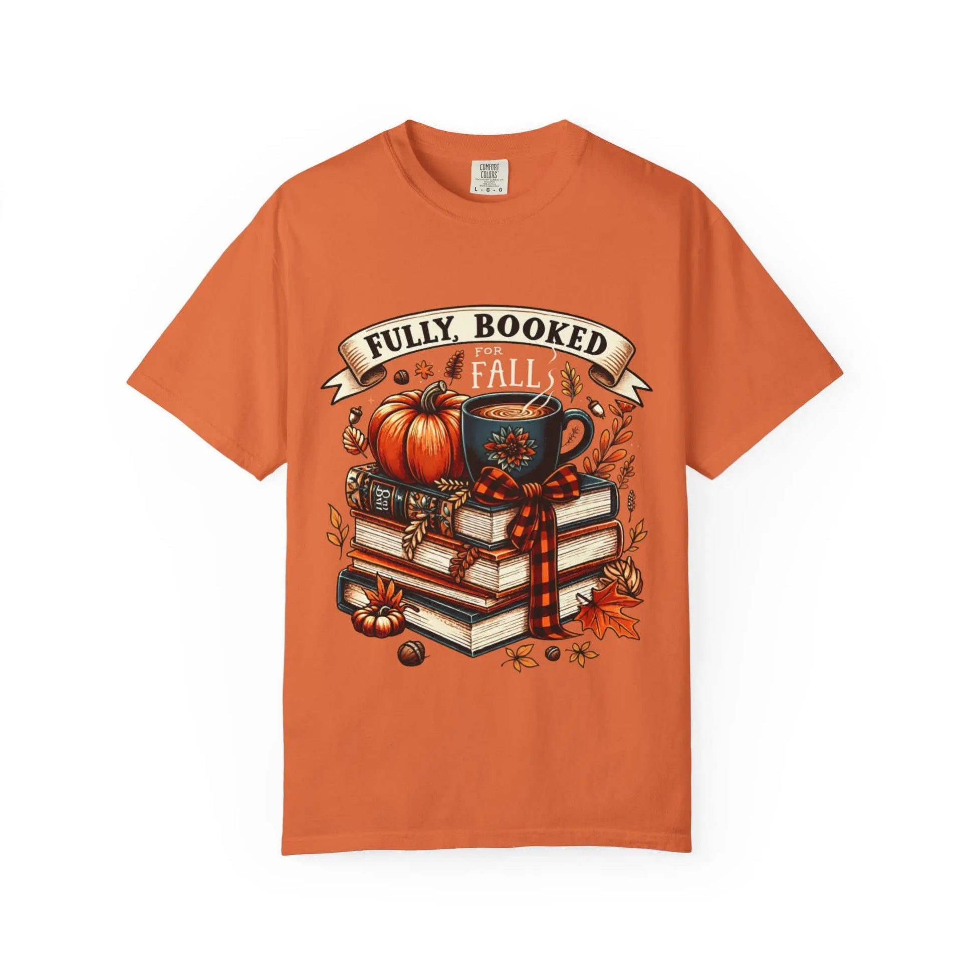 Book Lover T-Shirt: Cozy Fall Fashion, Literary Gift Rainbow Chaos Art Studio