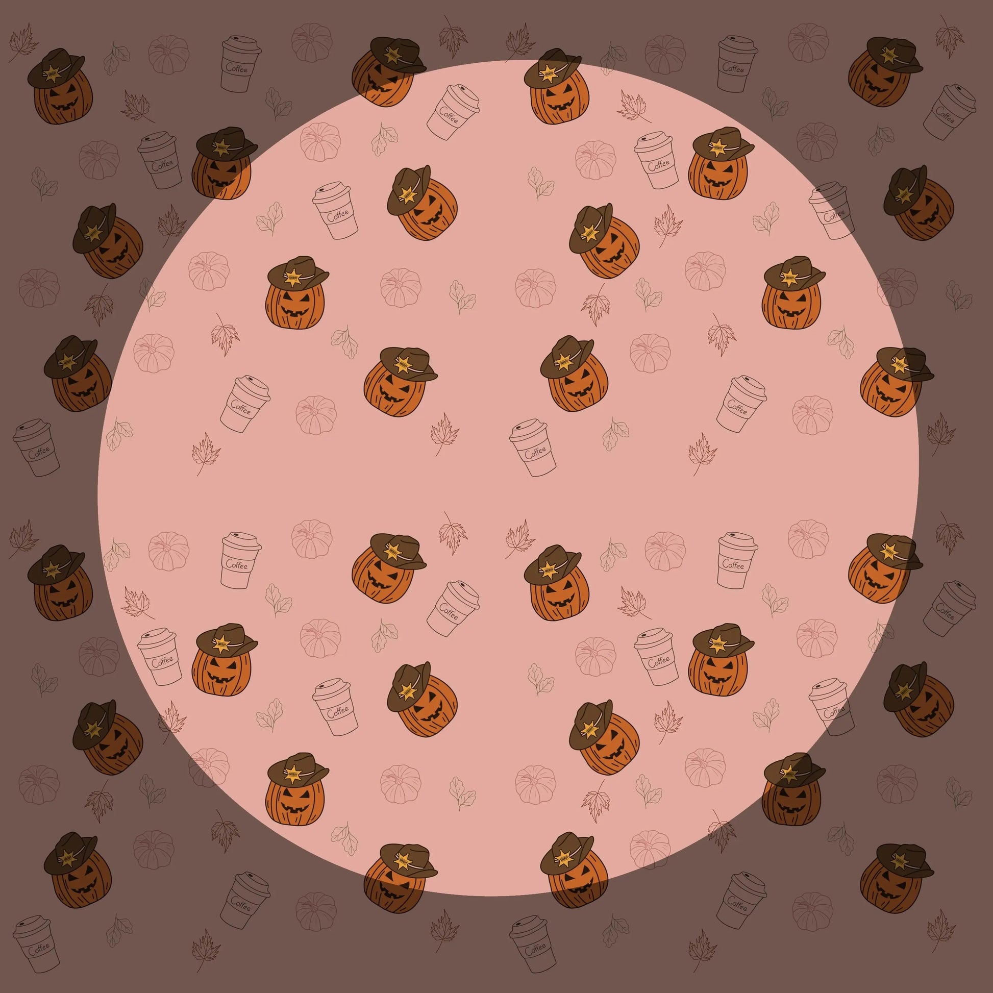 Halloween Seamless Pattern | Pumpkins and Ghosts | Printable Digital Paper Rainbow Chaos Art Studio