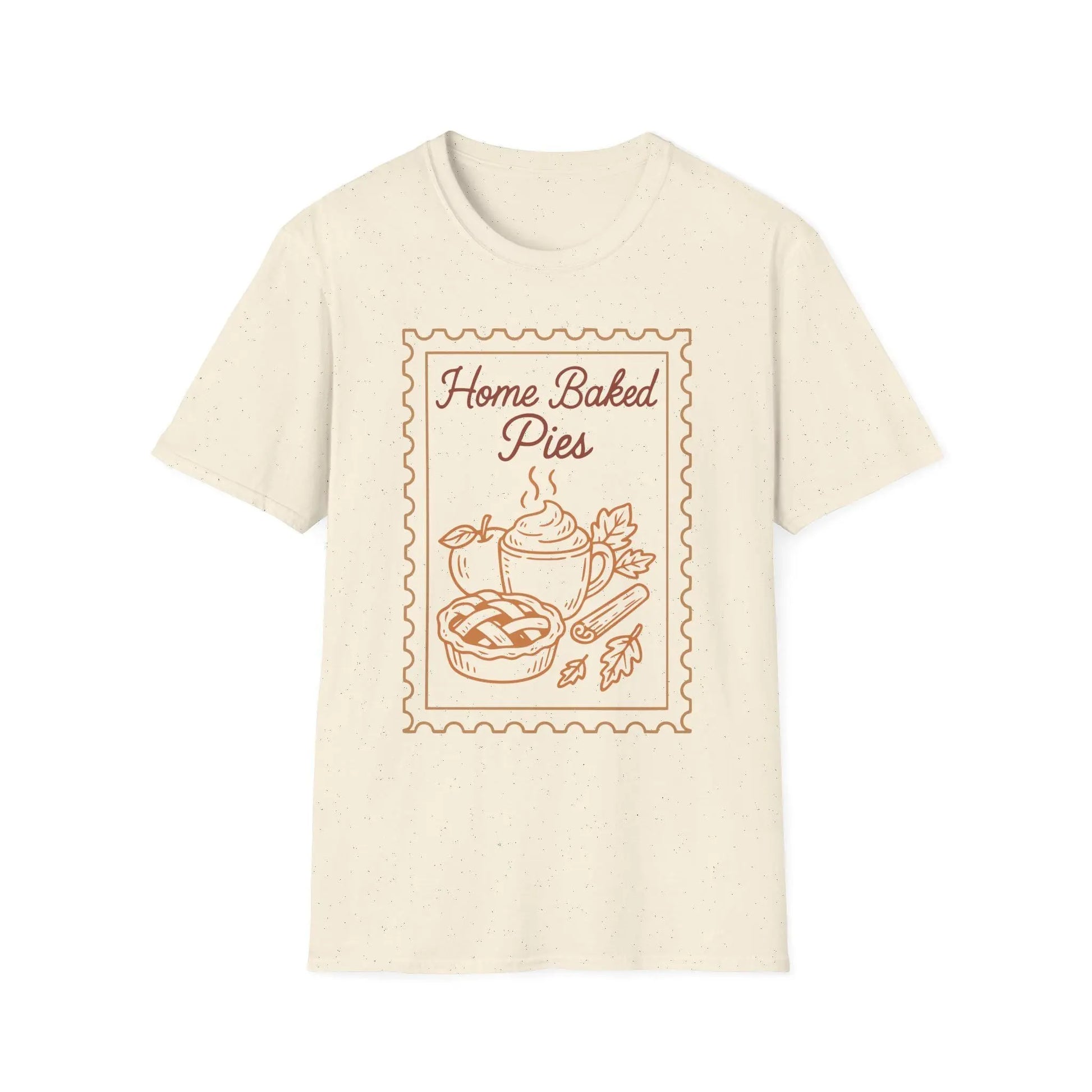 Home Baked Pies T-Shirt: Cozy Autumn Baking Lover Tee Rainbow Chaos Art Studio