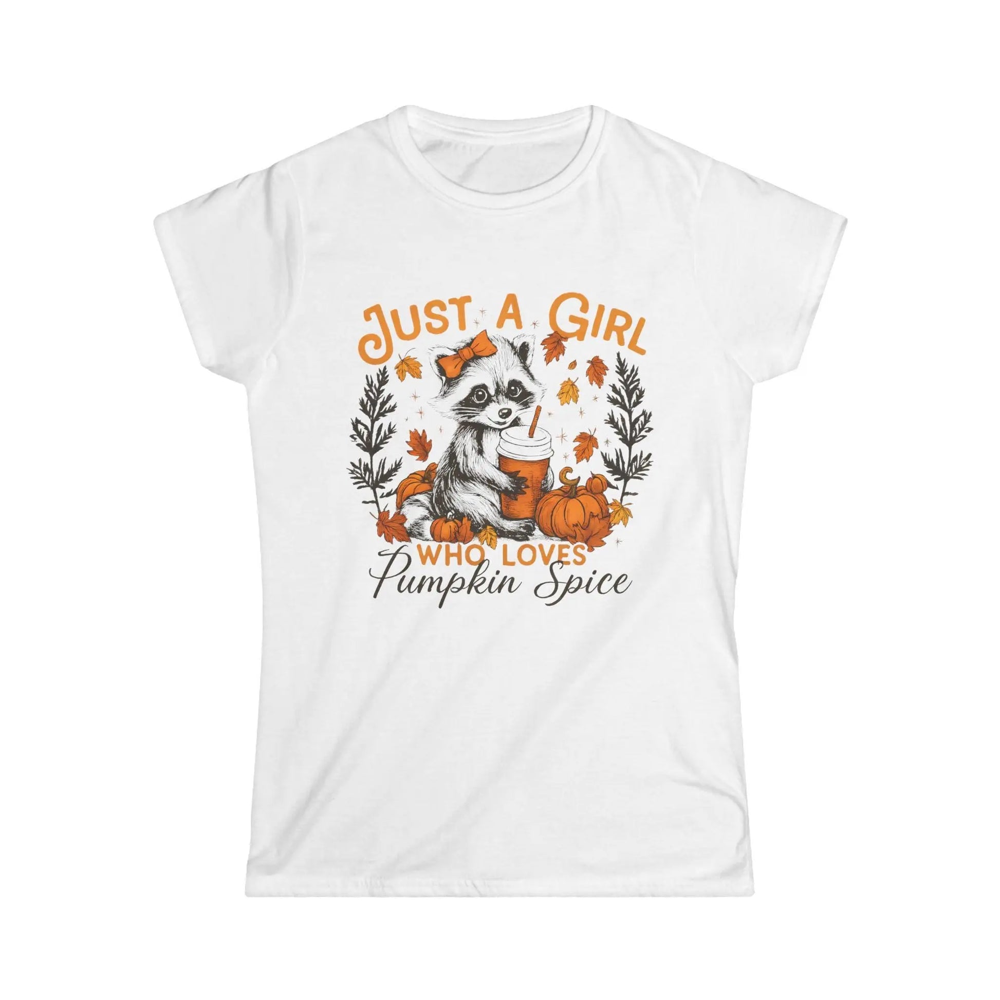 Cute Pumpkin Spice Tee, Fall Fashion Shirt, Cozy Autumn Top, Gift for Pumpkin Lovers, Women's Graphic Tee Rainbow Chaos Art Studio