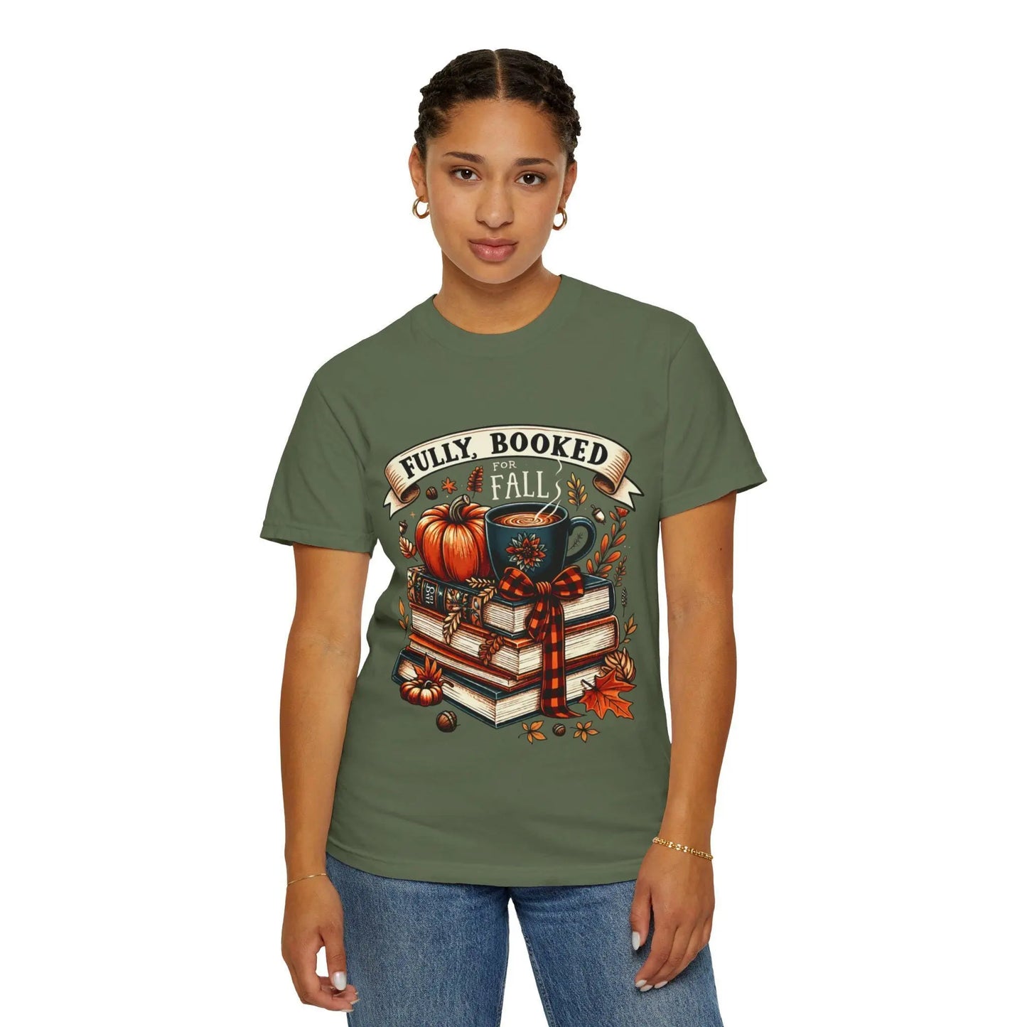 Book Lover T-Shirt: Cozy Fall Fashion, Literary Gift Rainbow Chaos Art Studio