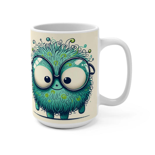Whimsical Monster Mug, Cute Coffee Cup, Creative Kitchen Decor, Perfect for Birthdays Rainbow Chaos Art Studio