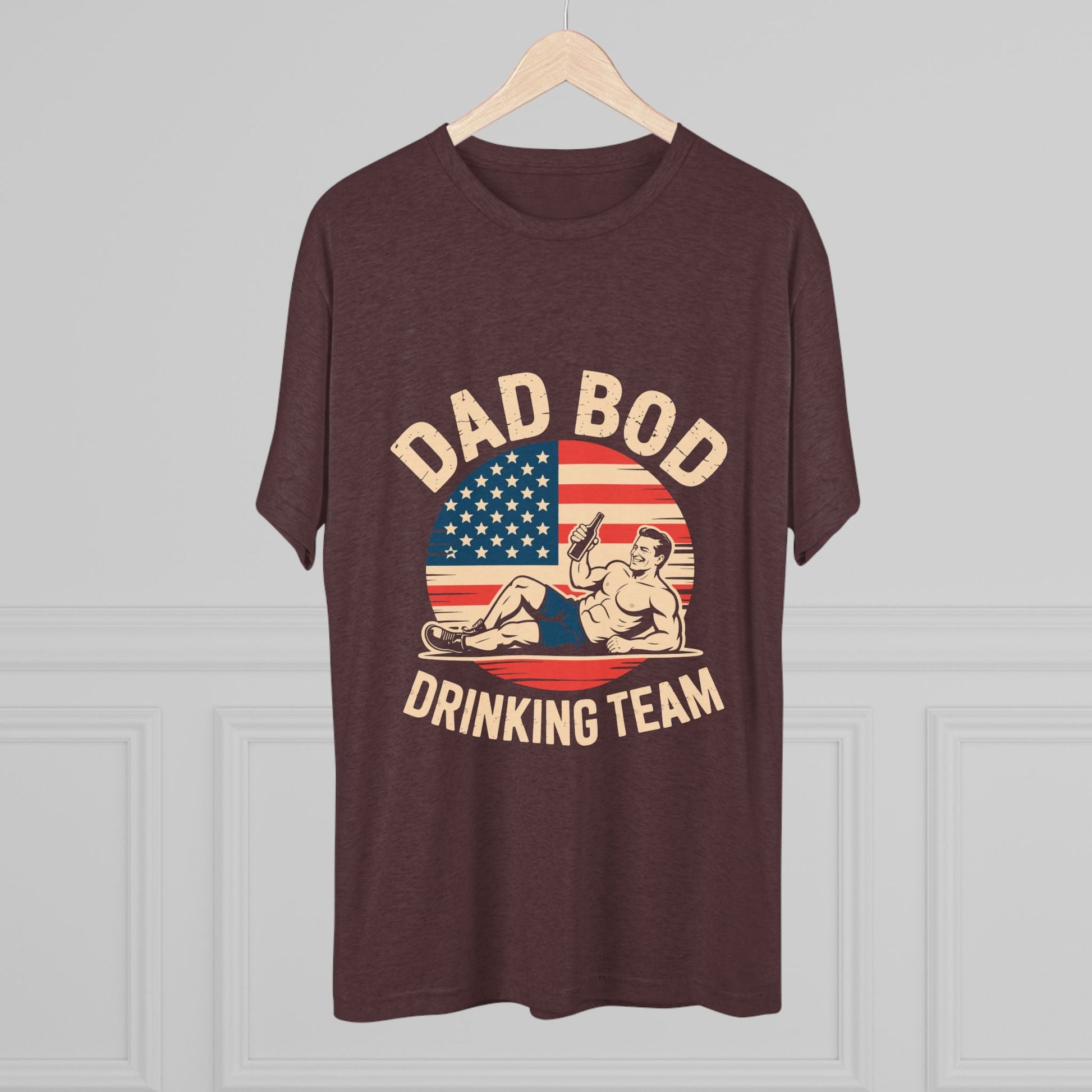 Dad Bod Drinking Team Tee, Funny Graphic T-Shirt for Dads, Gift for Dads, Father's Day, Casual Wear, Gifts for Him Printify