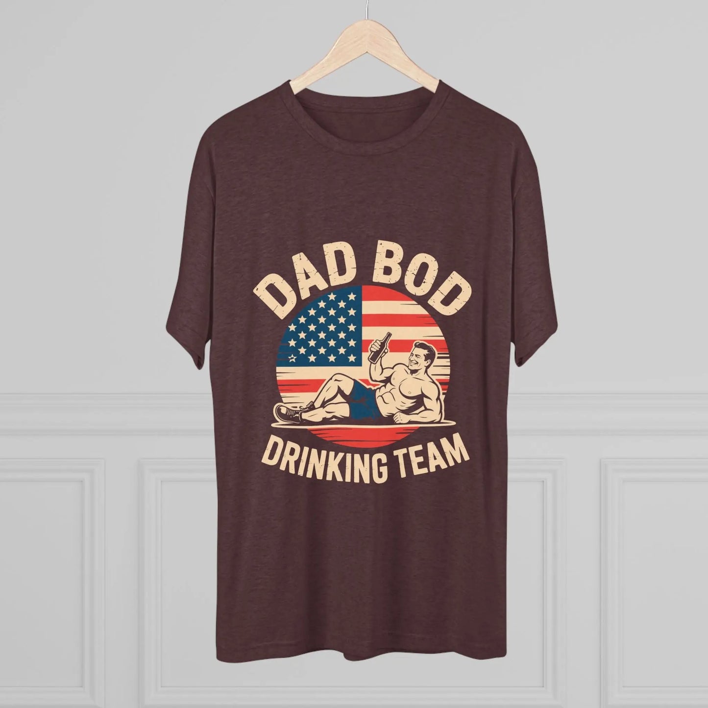 Dad Bod Drinking Team Tee, Funny Graphic T-Shirt for Dads, Gift for Dads, Father's Day, Casual Wear, Gifts for Him Printify