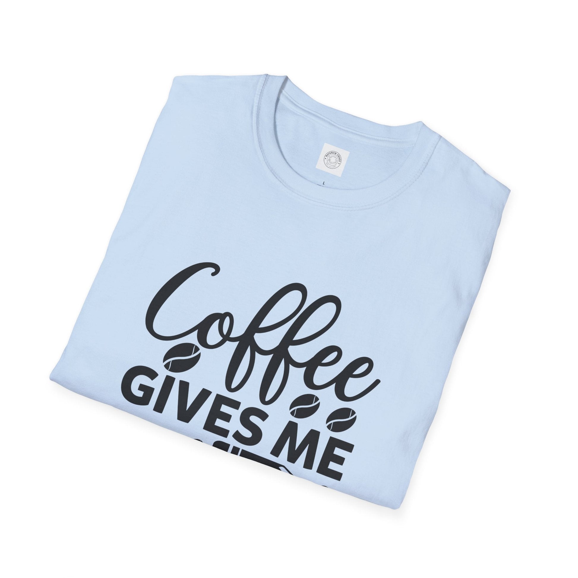 Coffee Teacher Powers T-Shirt, Teacher Gift Printify