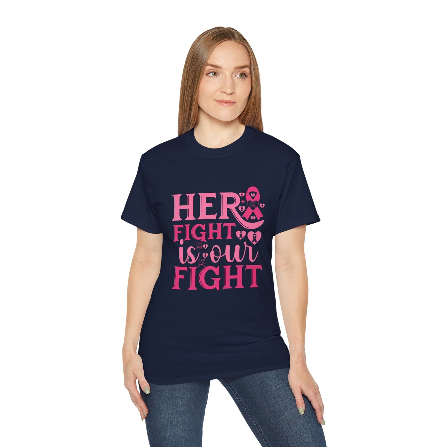 Empowering Fight Against Breast Cancer Tee, Awareness Shirt, Gift for Survivors, Motivational Top, Breast Cancer Support Apparel