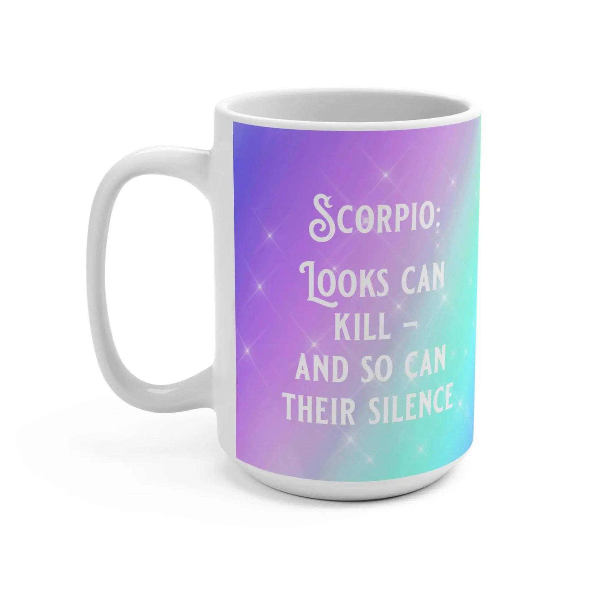 SCORPIO - Zodiac Gnome Mug, Scorpio Coffee Cup, Birthday Gift, Cute Ceramic Drinkware, Unique Tea Mugs, Horoscope Lover Kitchen Decor Rainbow Chaos Art Studio