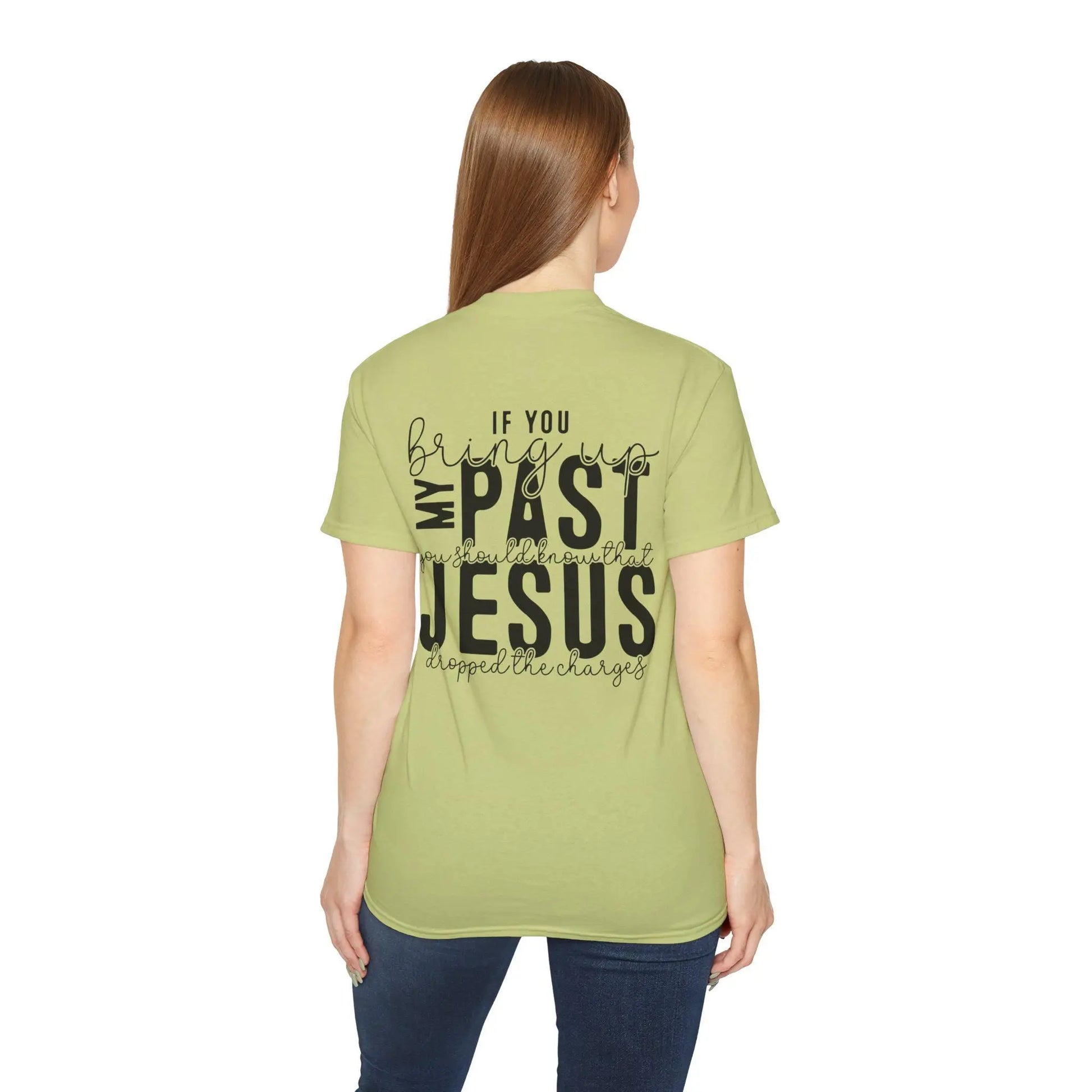 Forgiven Graphic Tee: Faith-Inspired Christian T-Shirt Rainbow Chaos Art Studio