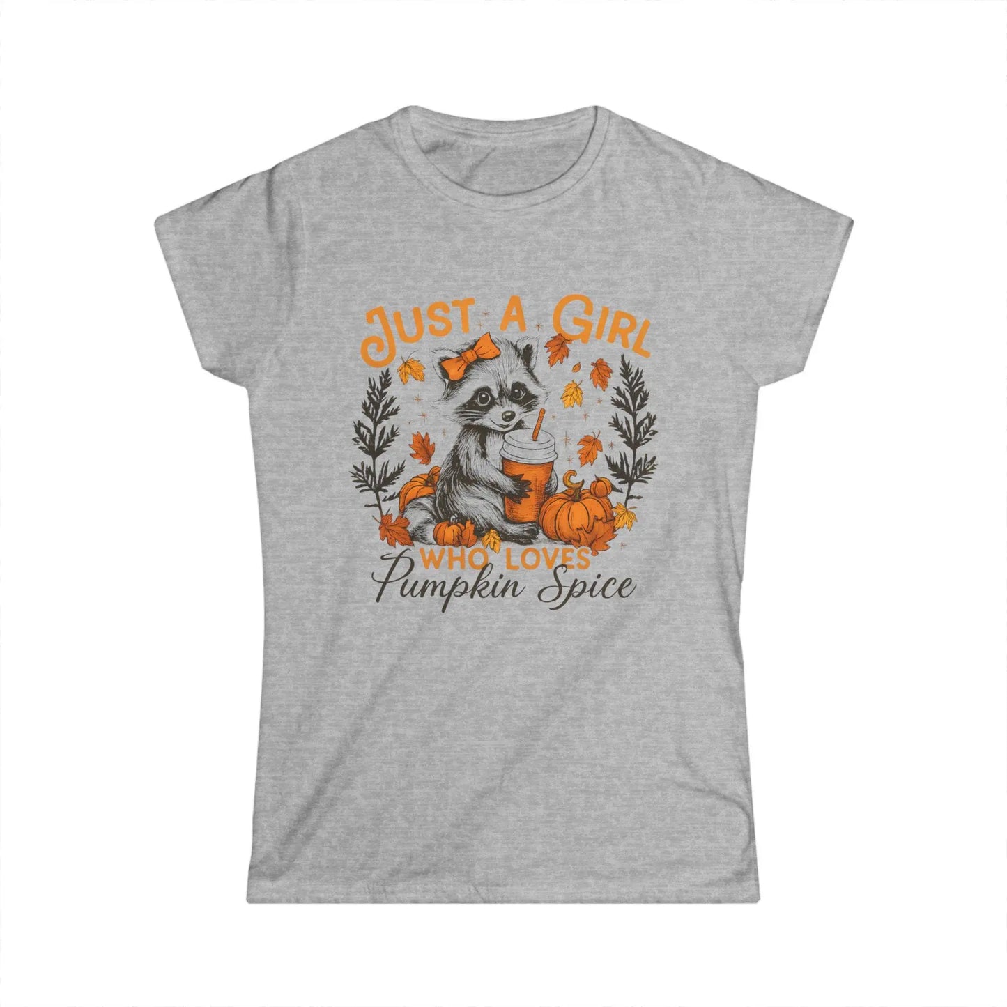 Cute Pumpkin Spice Tee, Fall Fashion Shirt, Cozy Autumn Top, Gift for Pumpkin Lovers, Women's Graphic Tee Rainbow Chaos Art Studio