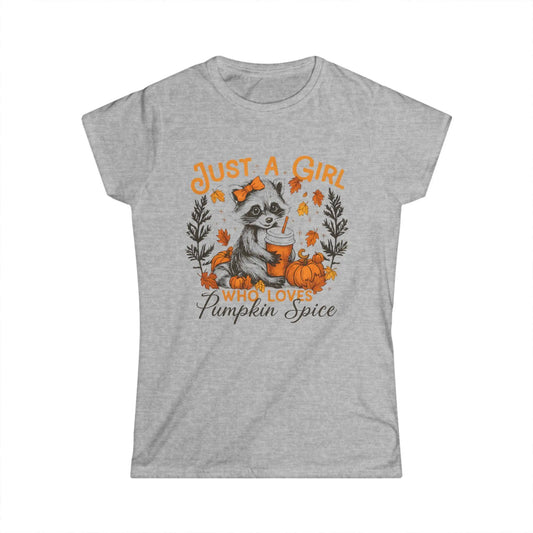 Cute Pumpkin Spice Tee, Fall Fashion Shirt, Cozy Autumn Top, Gift for Pumpkin Lovers, Women's Graphic Tee Rainbow Chaos Art Studio