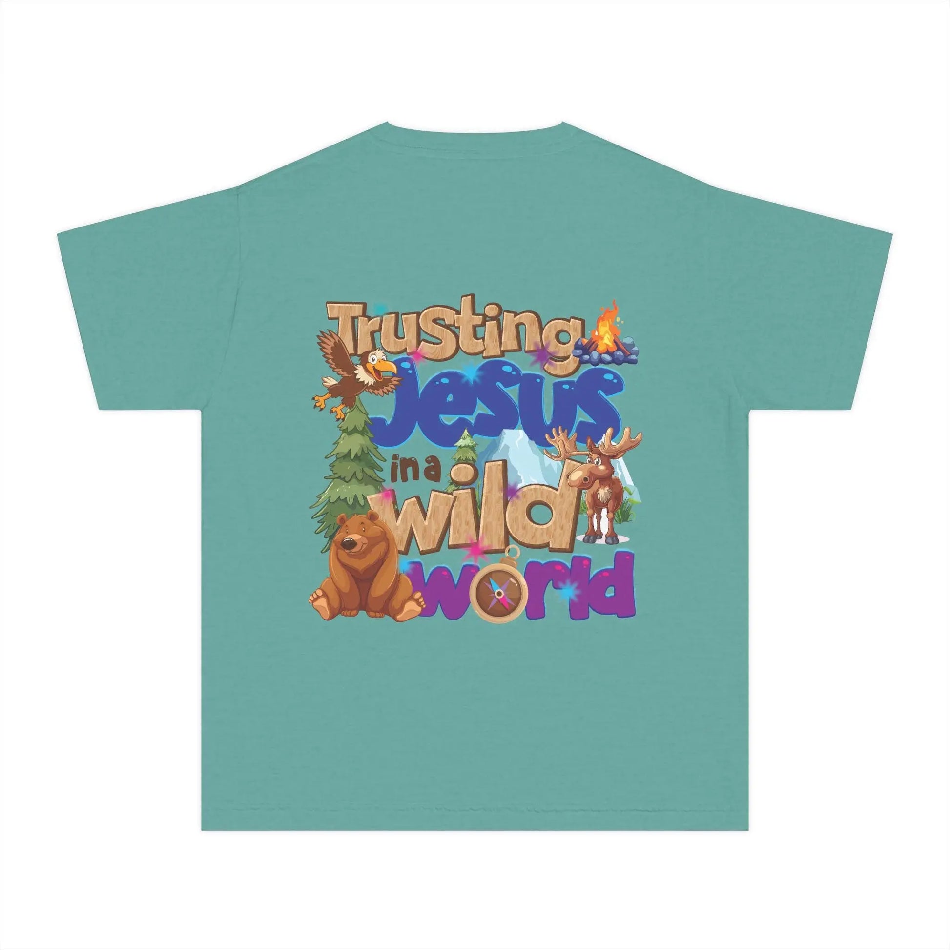 Youth Midweight Tee Rainbow Chaos Art Studio