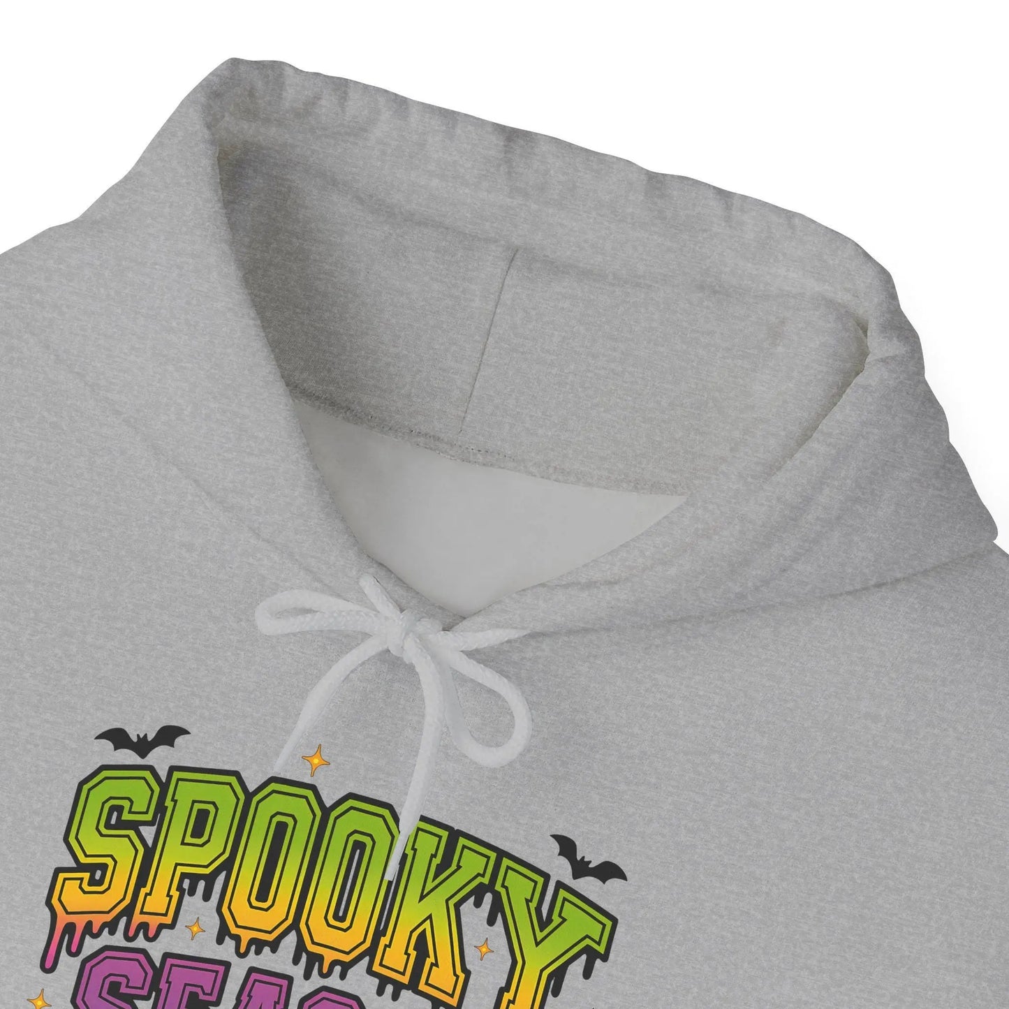 Cozy Spooky Season Hoodie: Unisex Halloween Sweatshirt Rainbow Chaos Art Studio