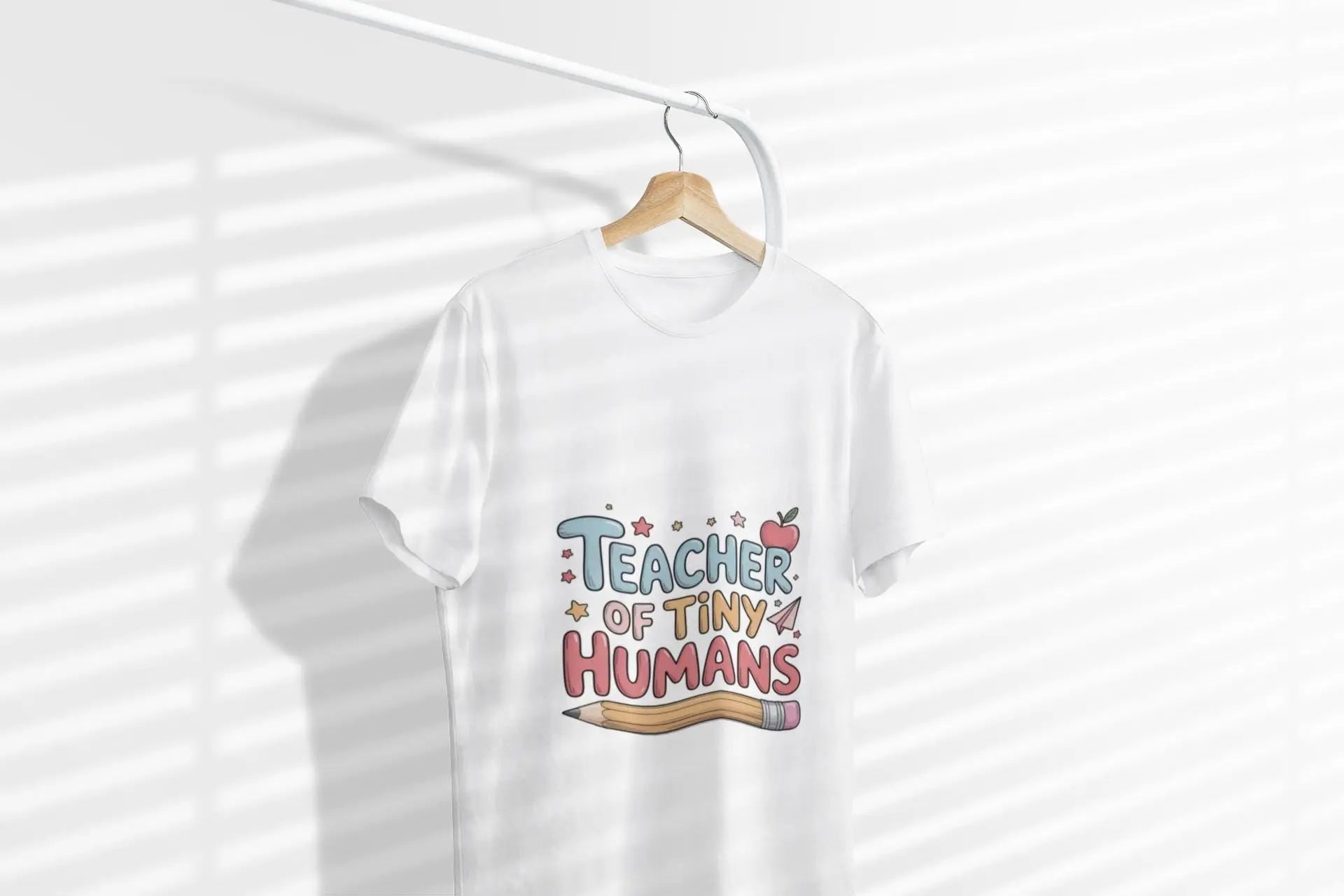 Teacher Appreciation T-Shirt: Softstyle Ring-Spun Cotton Educator Gift Rainbow Chaos Art Studio