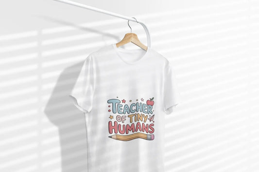 Teacher Appreciation T-Shirt: Softstyle Ring-Spun Cotton Educator Gift Rainbow Chaos Art Studio