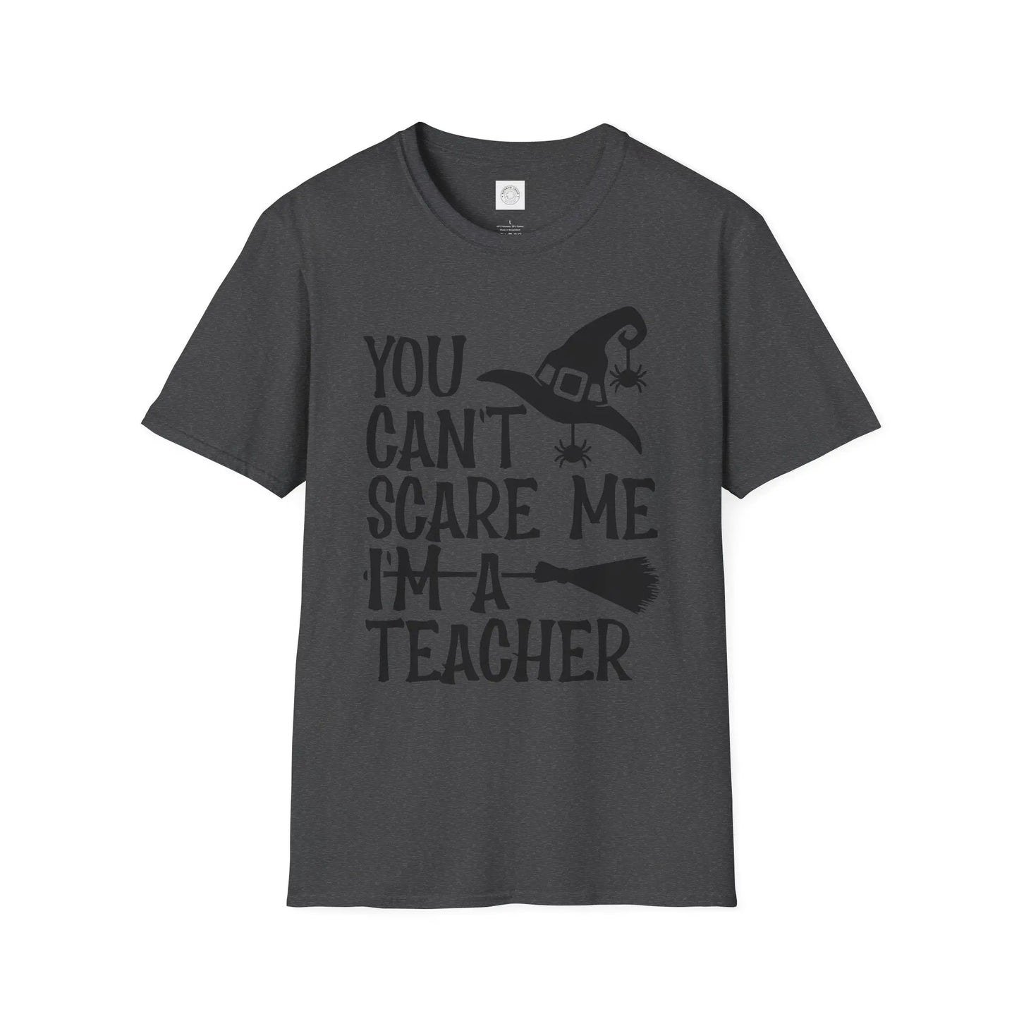 Halloween Teacher T-Shirt, Funny Teacher Shirt, Gift for Educators, Unisex Softstyle Tee, Halloween Costume, Teacher Appreciation Printify