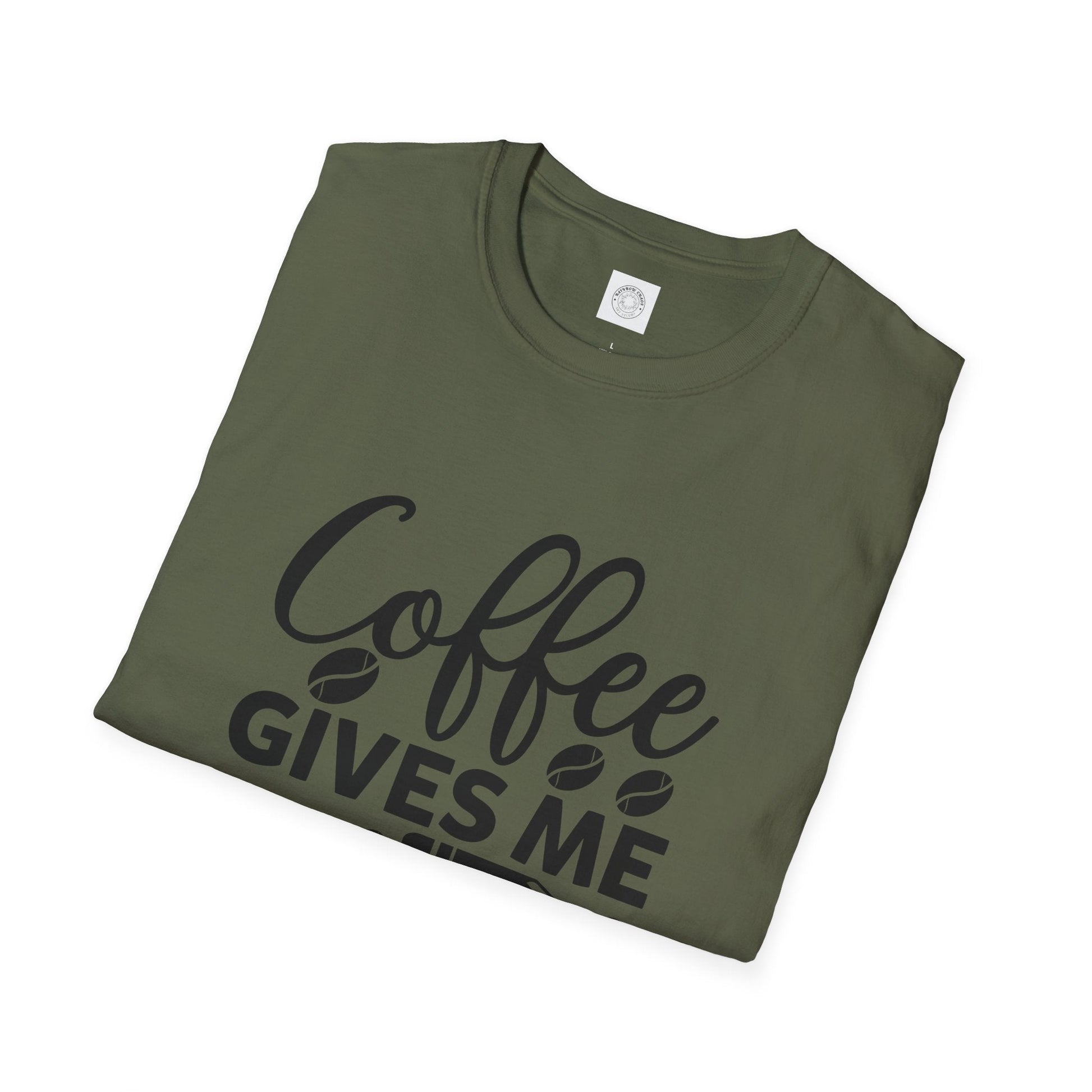Coffee Teacher Powers T-Shirt, Teacher Gift Printify
