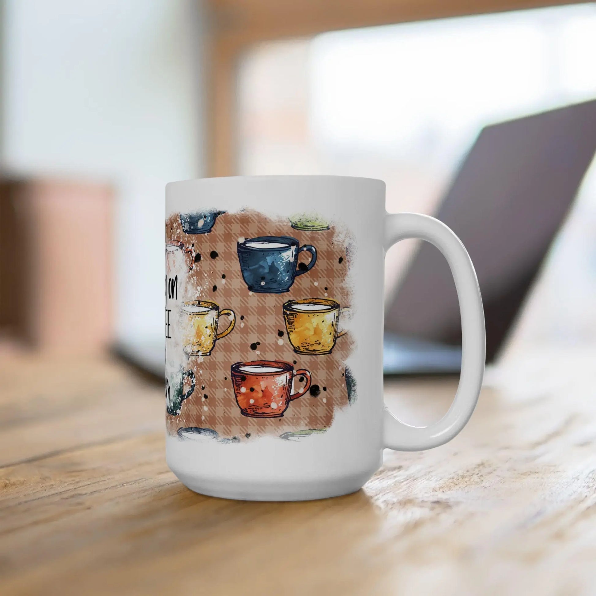 Funny Sarcastic Coffee Mug: Office Humor Gift for Coffee Lovers Rainbow Chaos Art Studio