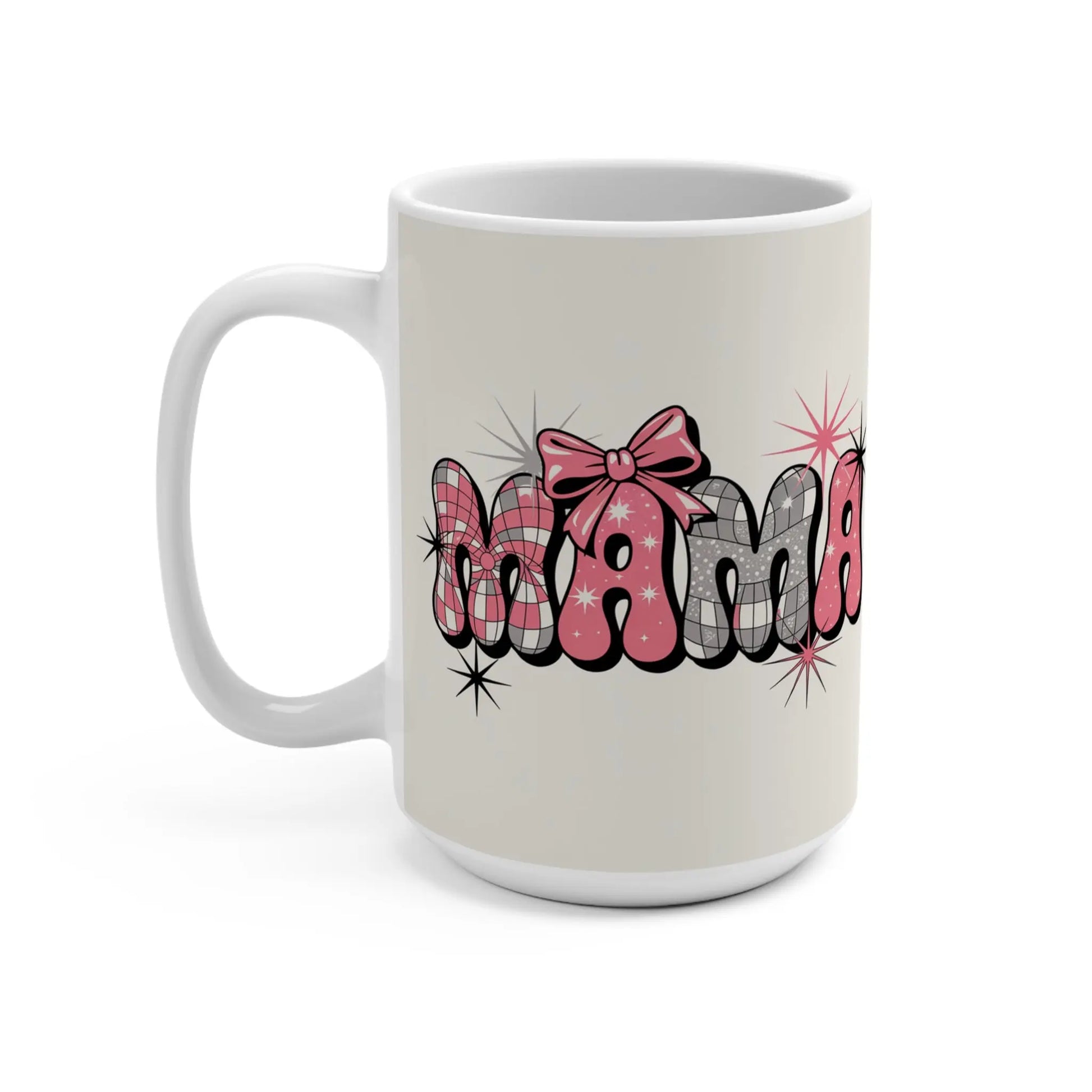 Charming Mama Mug - Perfect Gift for Moms, Mother's Day, Birthdays, Cozy Coffee Moments, Fun Desk Accessory, Kitchen Decor Printify