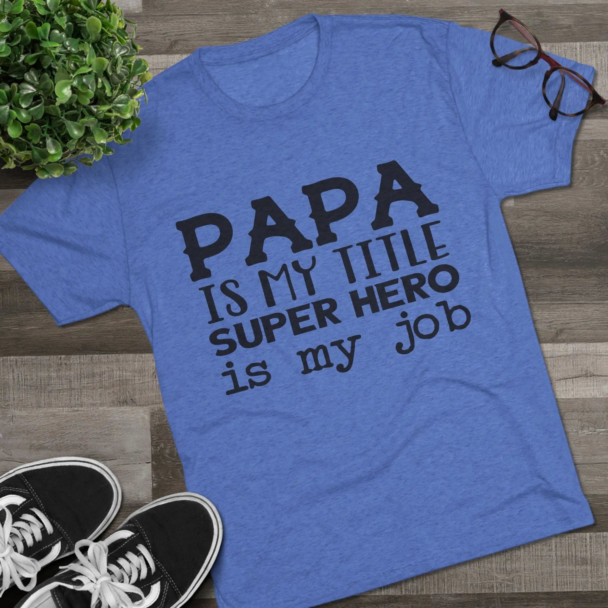 Superhero Dad Crew Tee | Gift for Father’s Day, Birthday, Dad's Night Out, Unisex Graphic Shirt, Casual Wear, Parenting Humor Printify